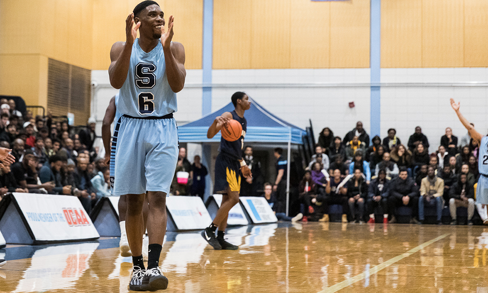 Strong second half lifts men's basketball over Humber in The Game