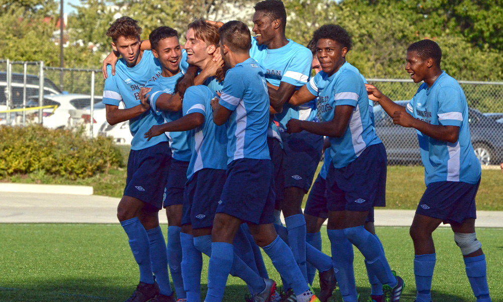 Early second half goals pushes men's soccer past UTM