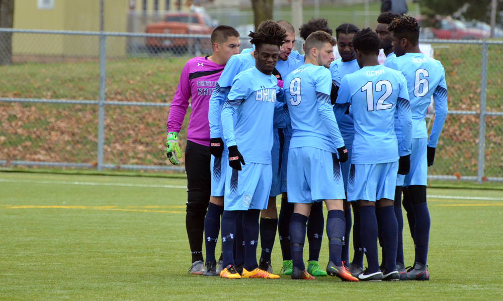 Men's soccer knocked from championship contention in quarter-final loss to Algonquin