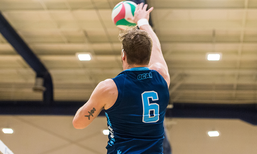 Regular season for men's volleyball ends with loss to Conestoga