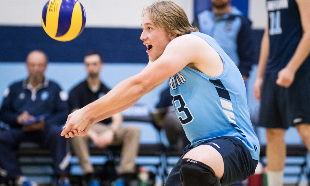 Men's volleyball can't keep pace with Mohawk in league opener