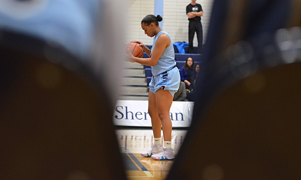 Women's basketball grinds out win over Lambton