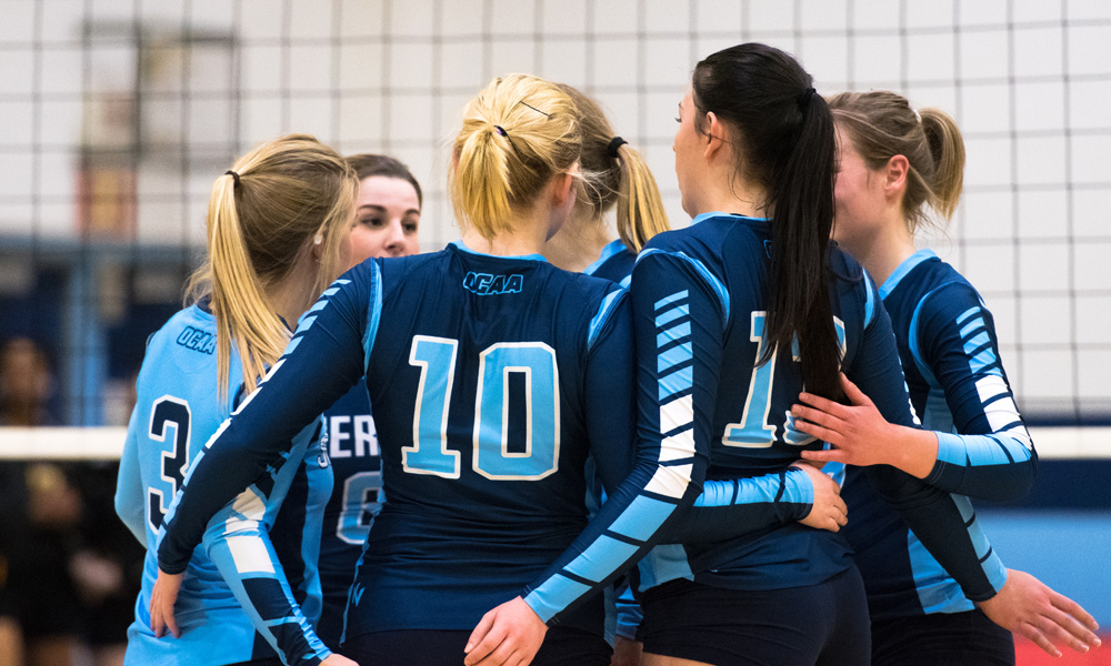 Women's volleyball compete, but fall to Fanshawe
