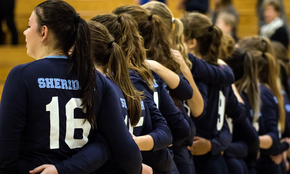 Women's volleyball bounce back with win over Conestoga