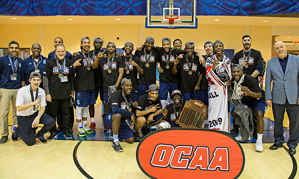 Men's basketball downs Humber to claim OCAA title