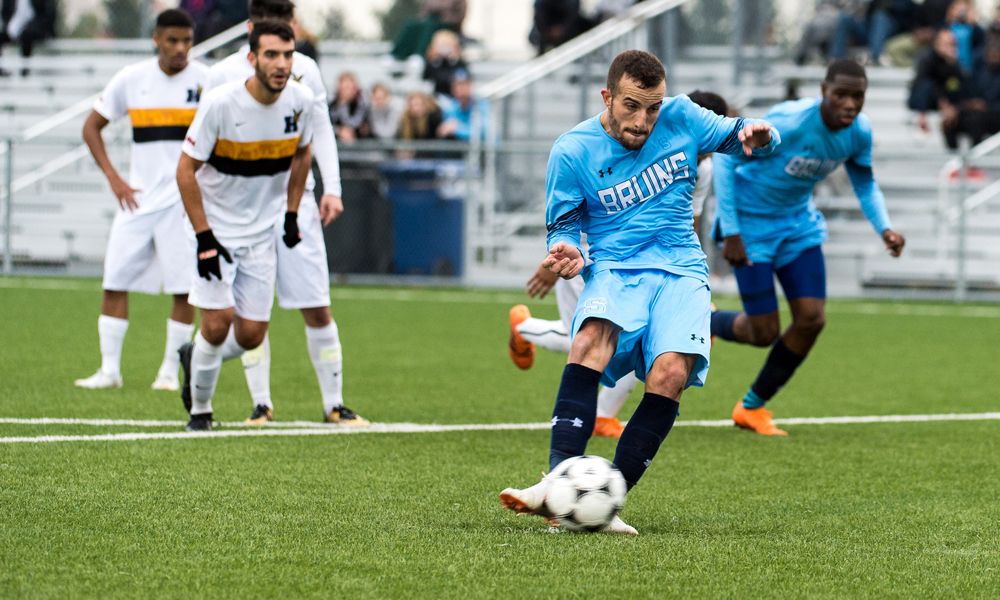 Men's soccer rivalry game with Humber ends in tie