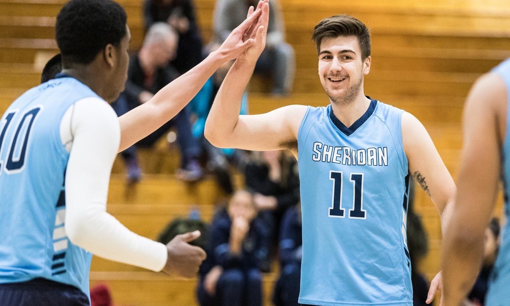 Men's volleyball gets back on track with win over Conestoga